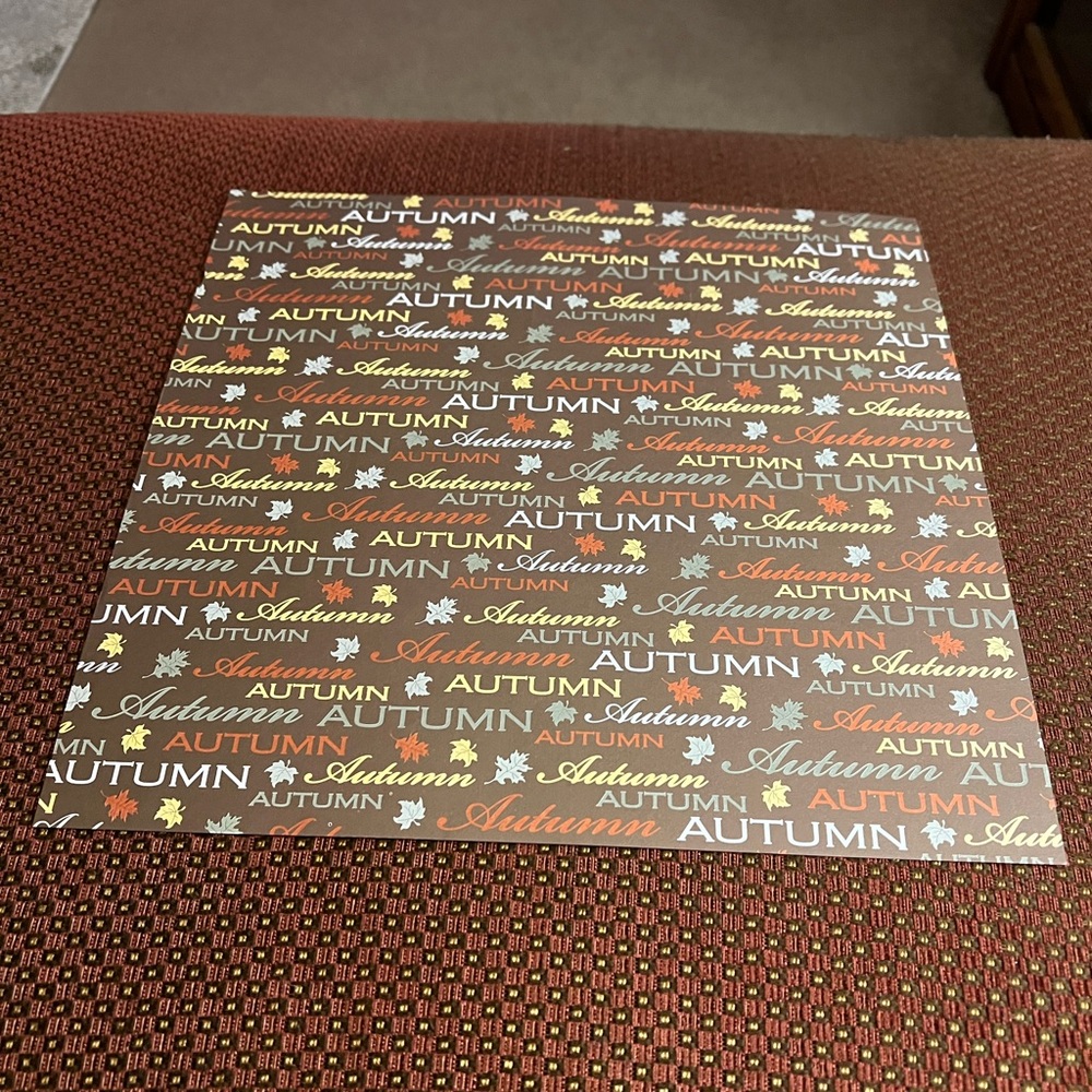 Fall Assorted Scrapbook Paper - Picture 10 of 16